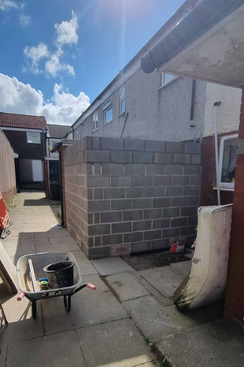 Double storey extension